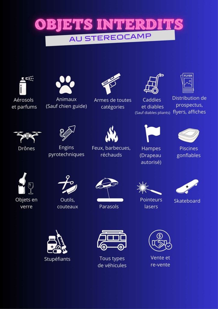 objets interdits